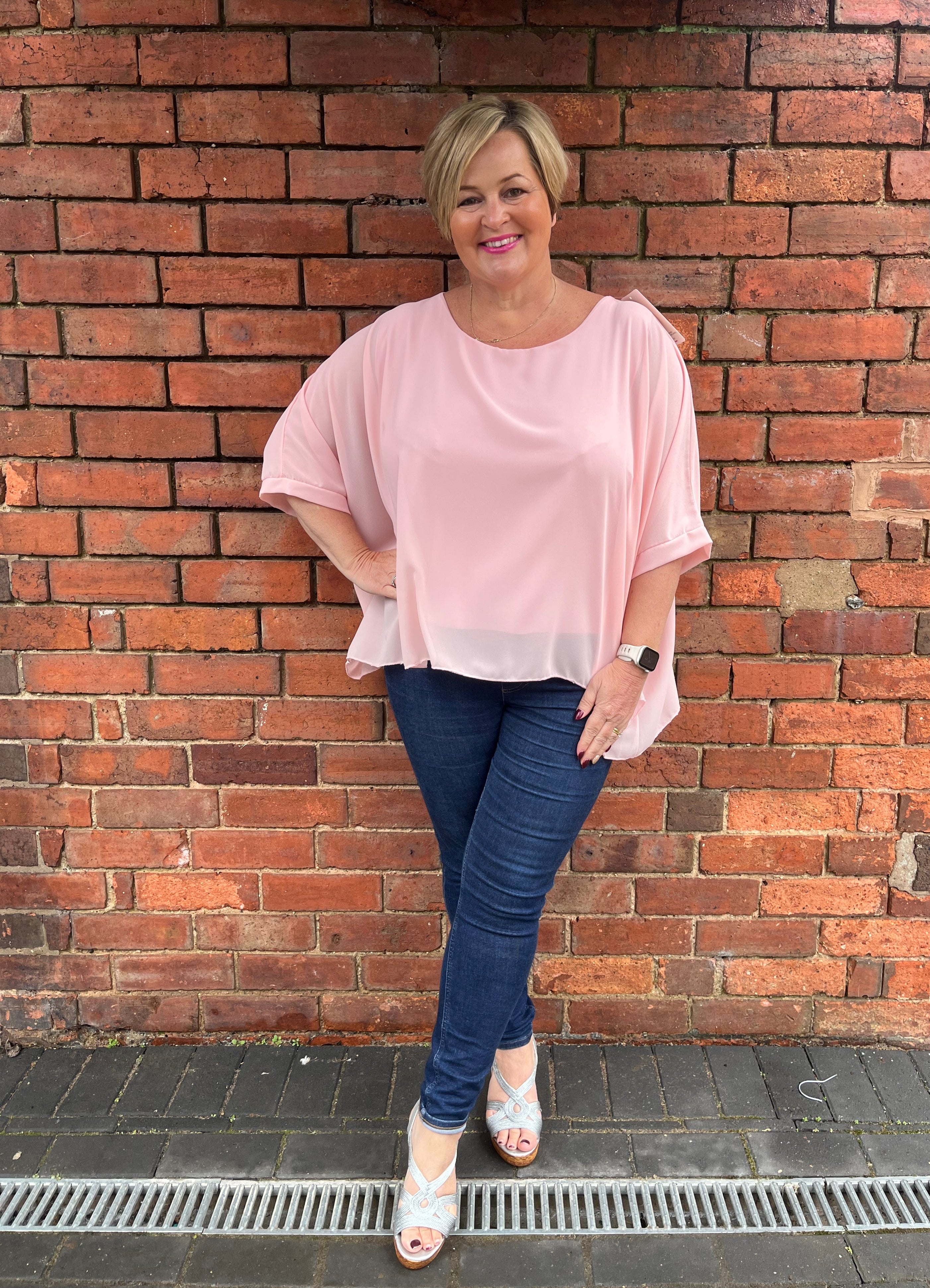 CHERYL Chiffon Double Layered Blouse