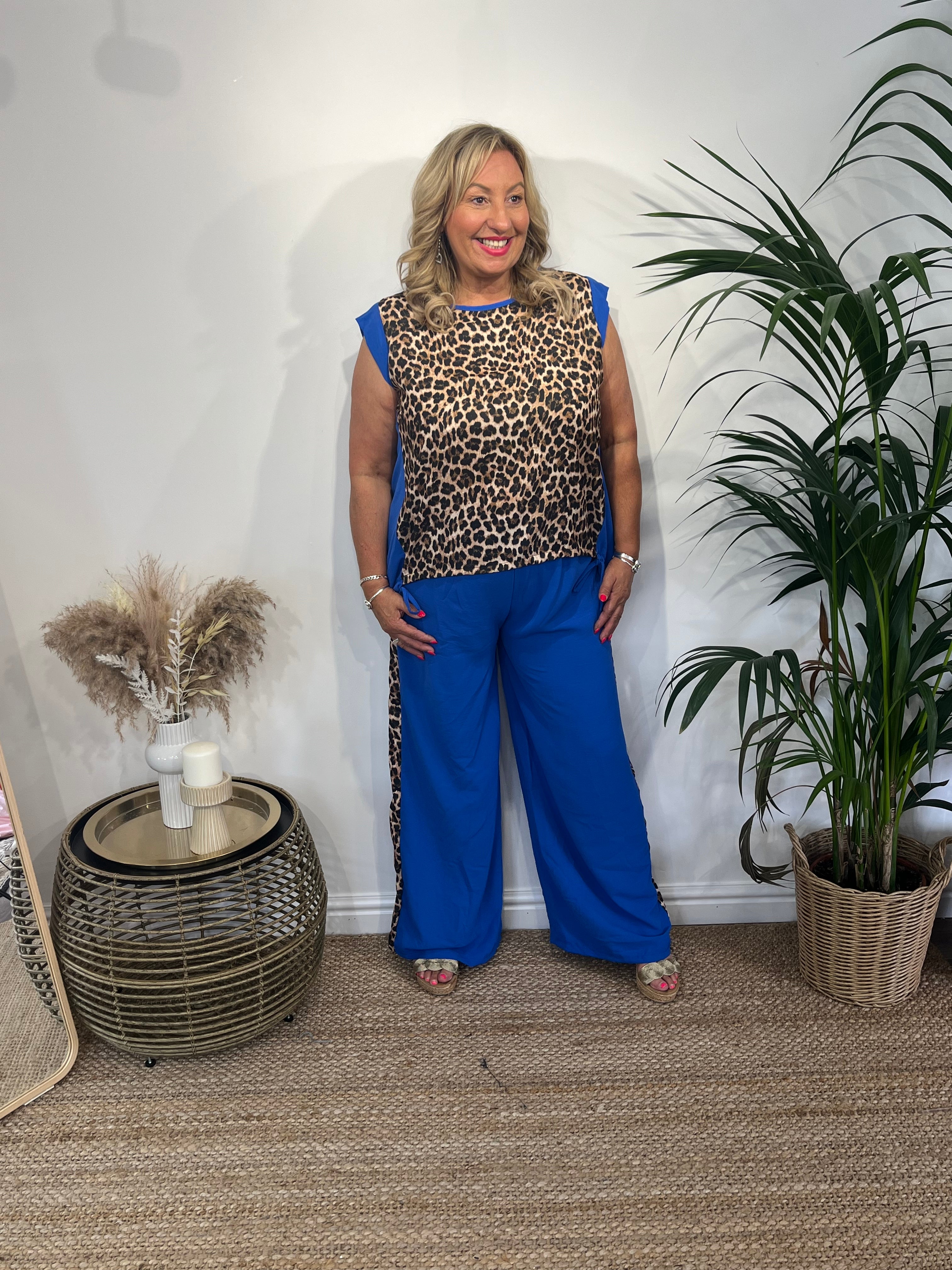 LUCIE Leopard Panelling 2 Piece