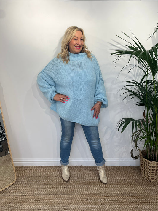 BAILEY Blanket Stitch Piping Jumper