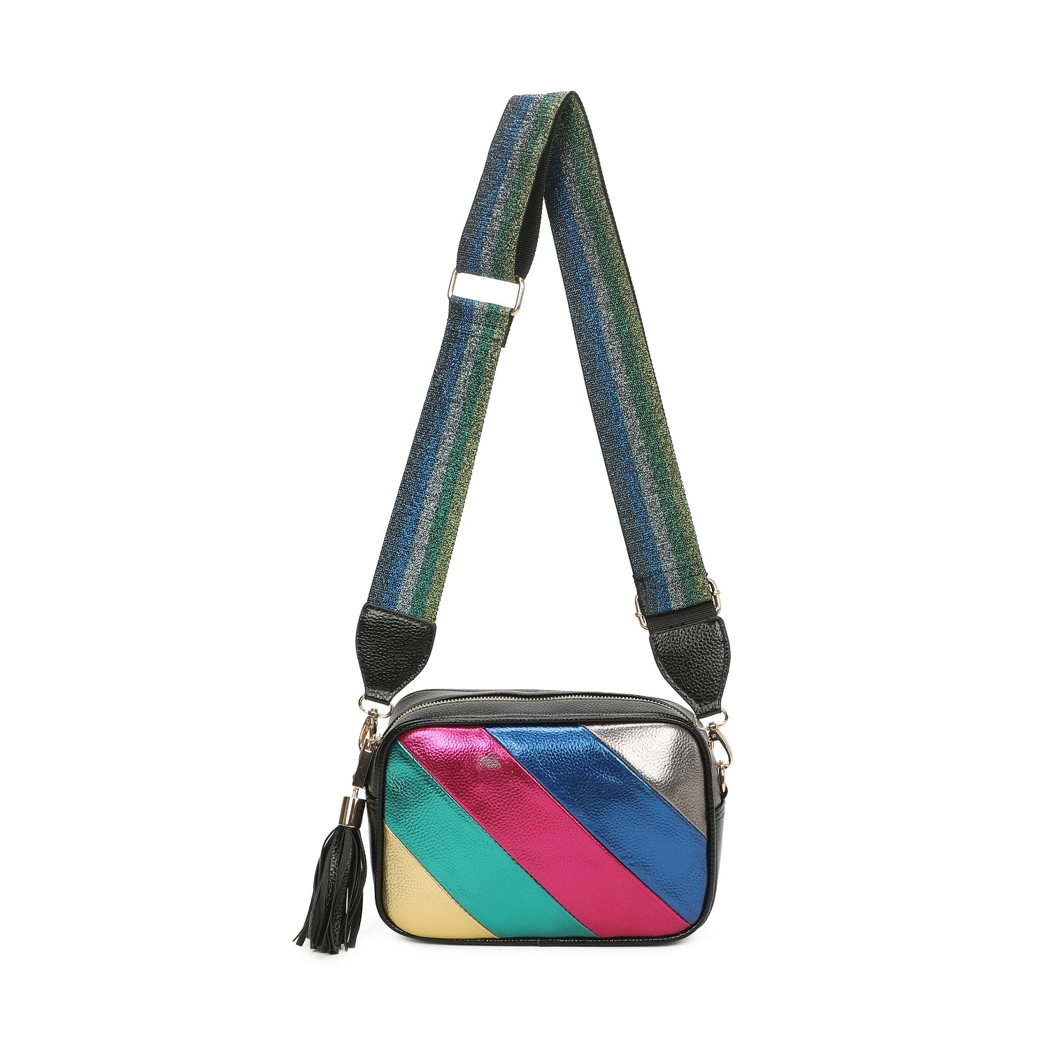 Inspired Rainbow Crossbody Bag