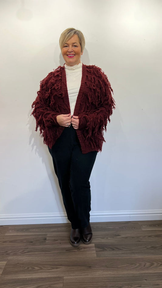 SHANNON Shaggy Cardigan