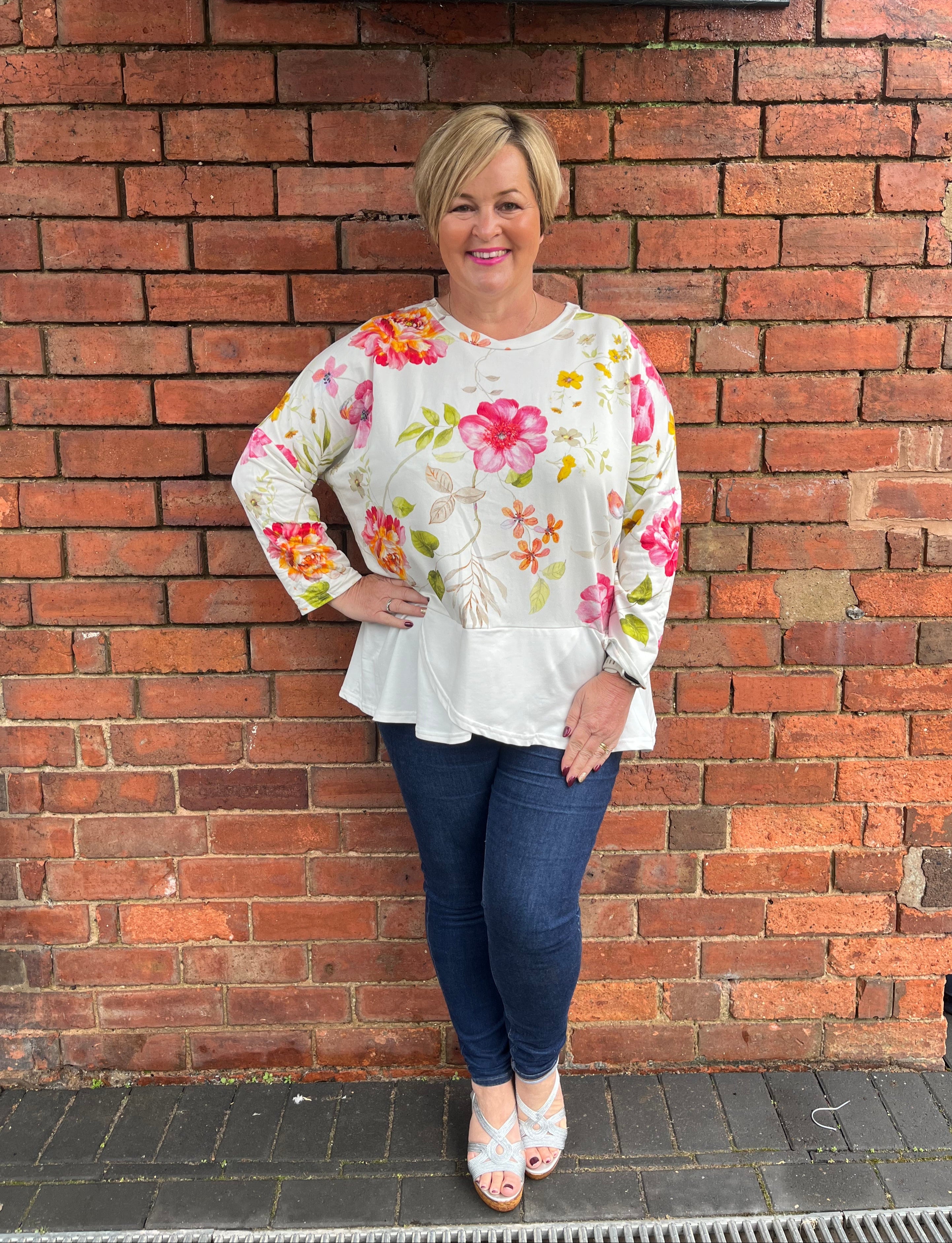 FREYA Floral Sweatshirt Top