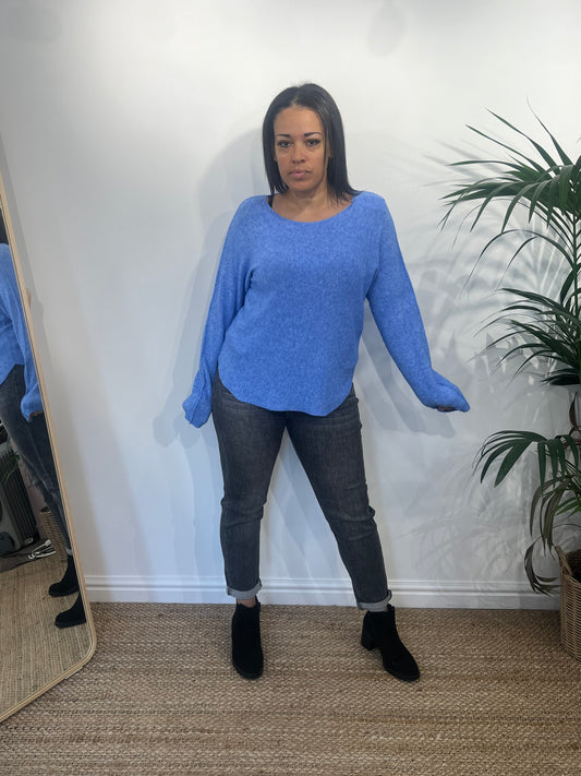 CLAIRE Curve Edge Soft Knit Jumper