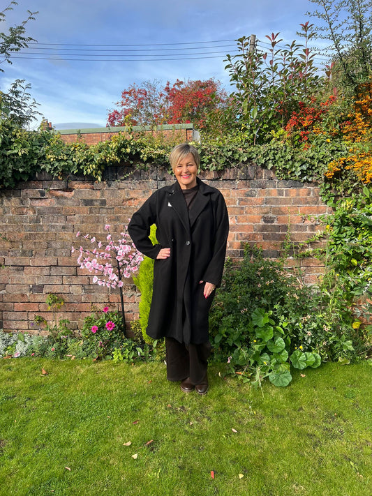 FERN Felt Button Coat