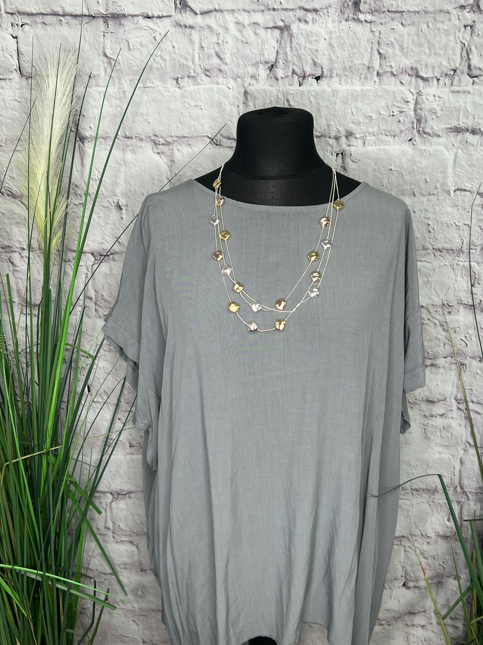 Layered Little Pebble Necklace