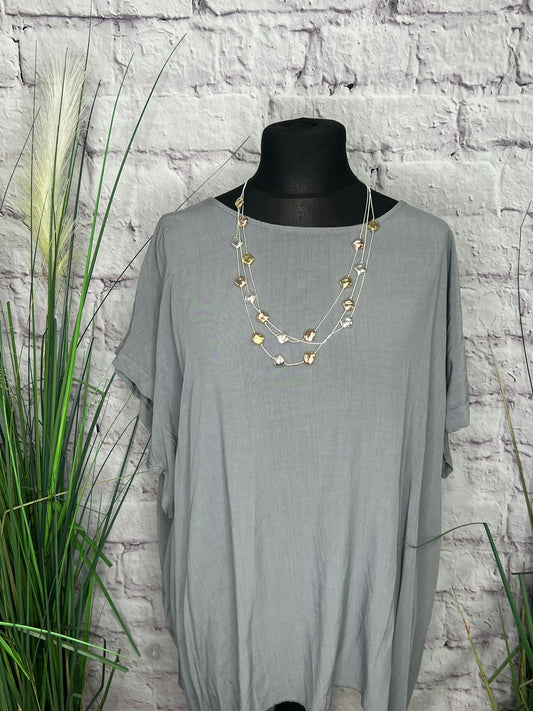 Layered Little Pebble Necklace
