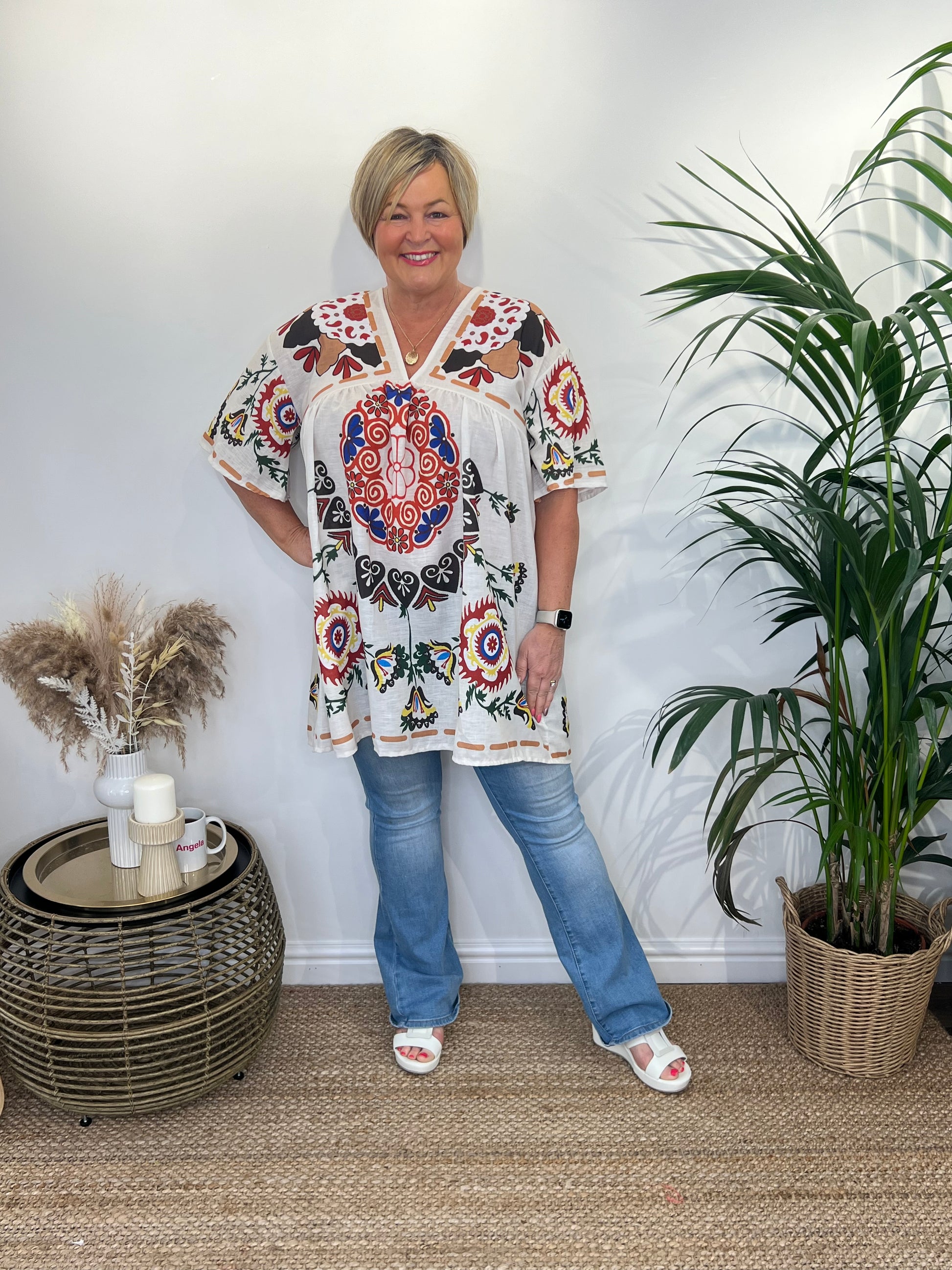 SALLY Smock Design Paisley Tunic