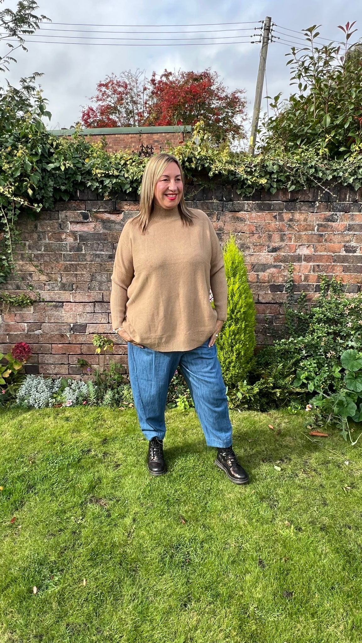 SUSIE Soft Knit Turtle Neck Jumper