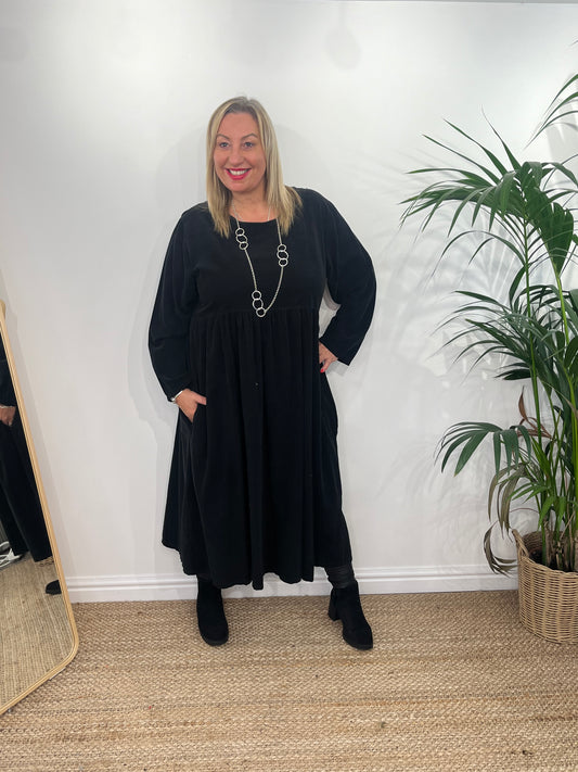 FAE Fine Needle Corduroy Tunic Dress
