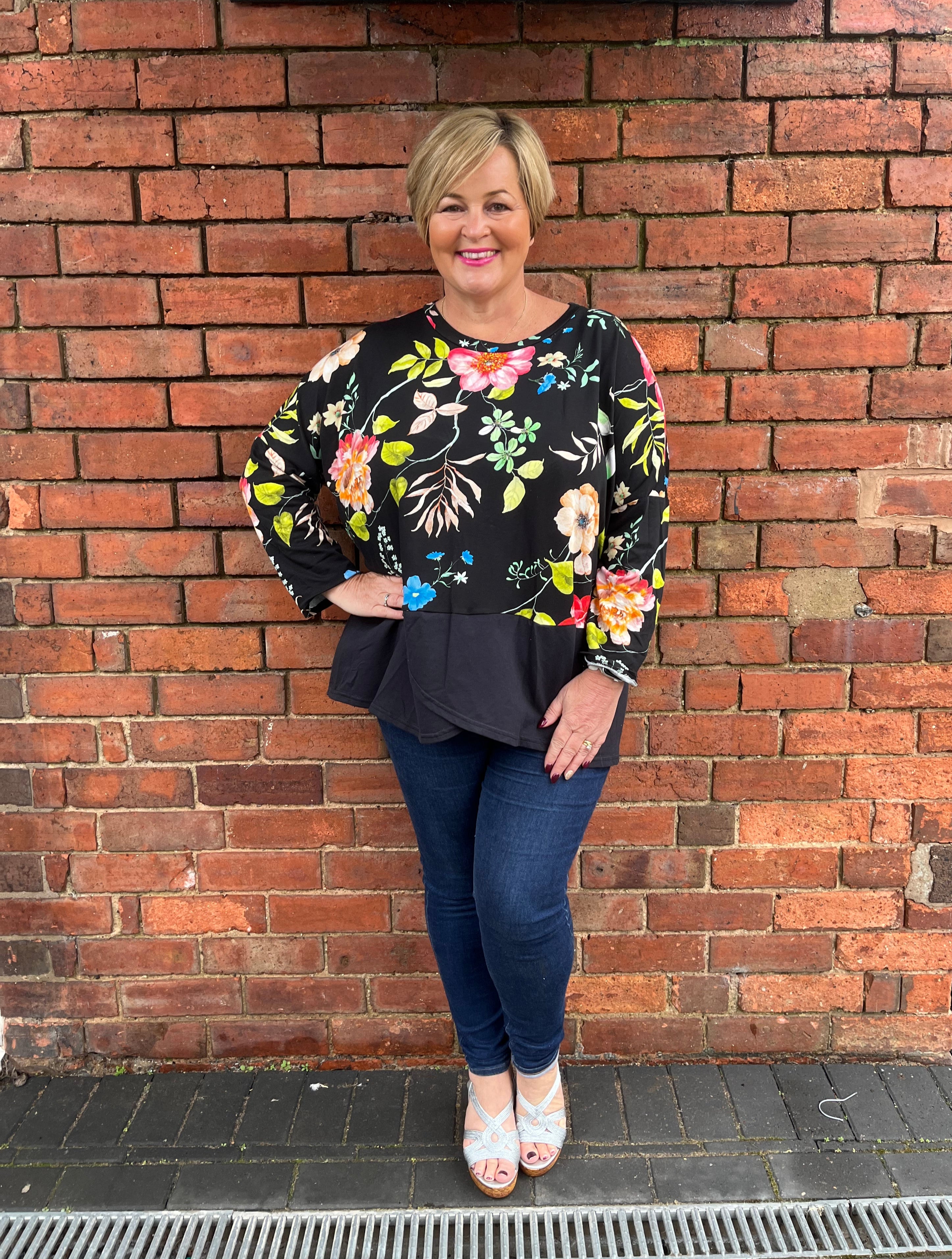 FREYA Floral Sweatshirt Top