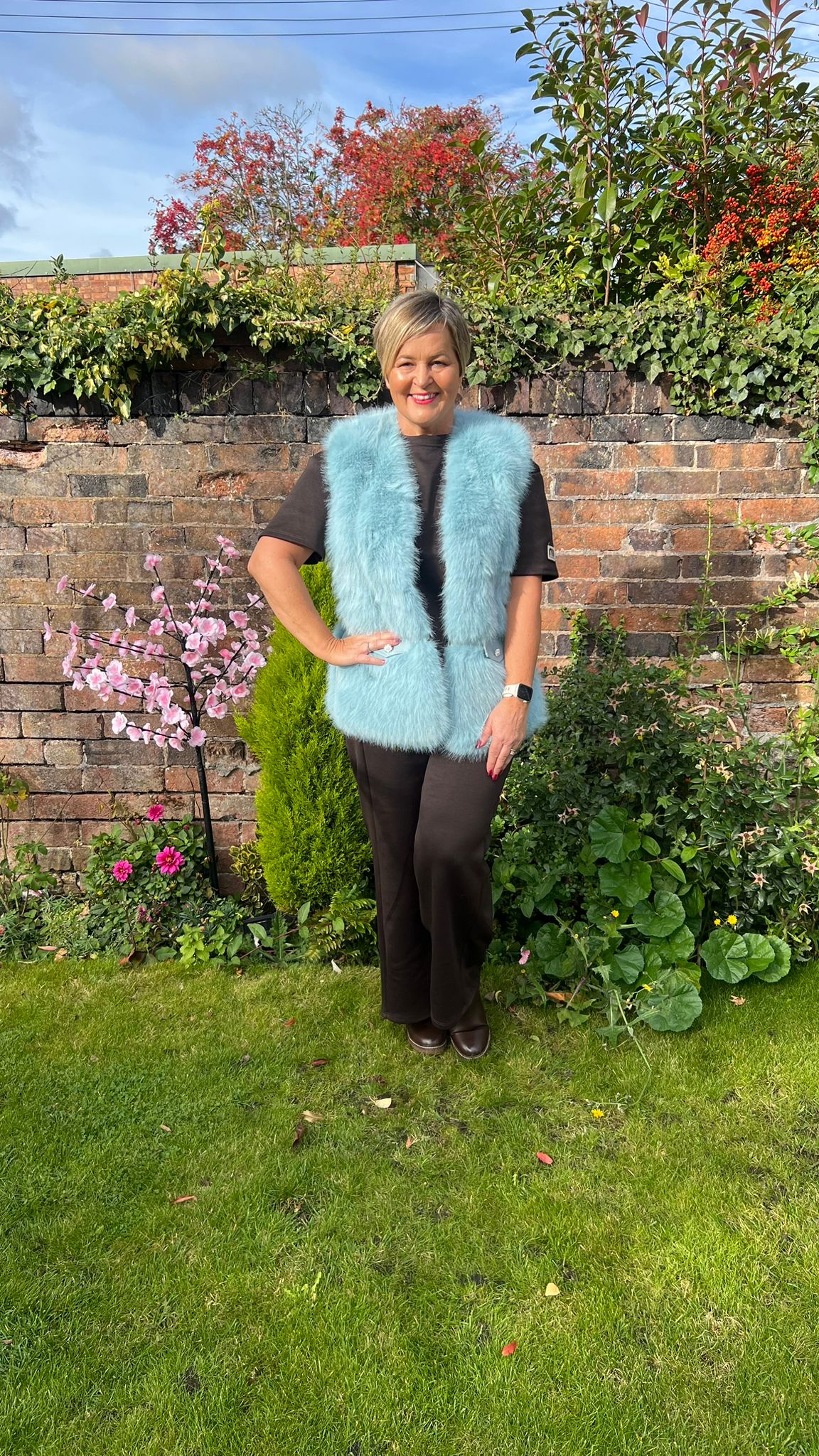 FRANKIE Faux Fur Gillet