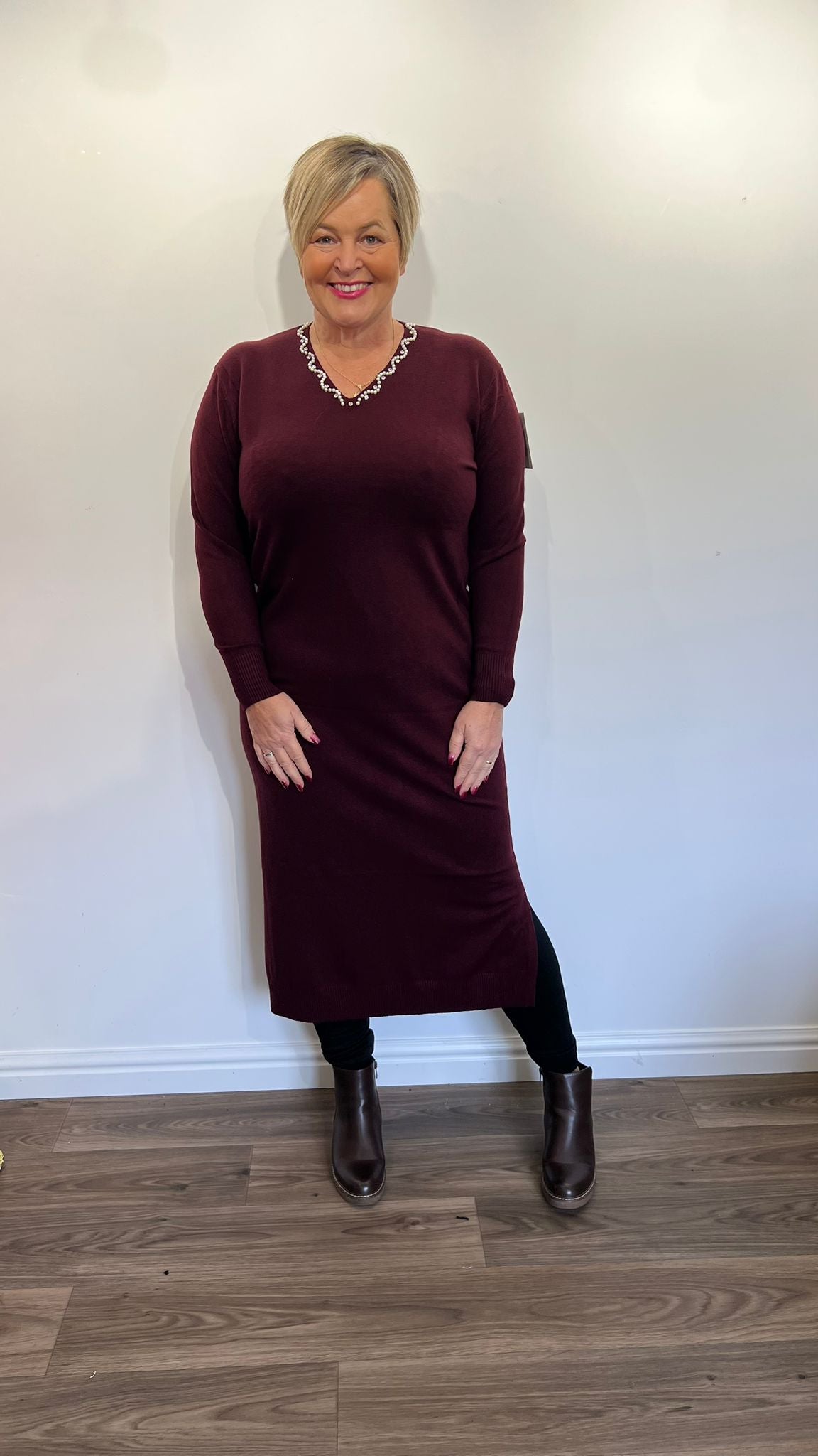 LUCY Longlined Soft Knit Dress