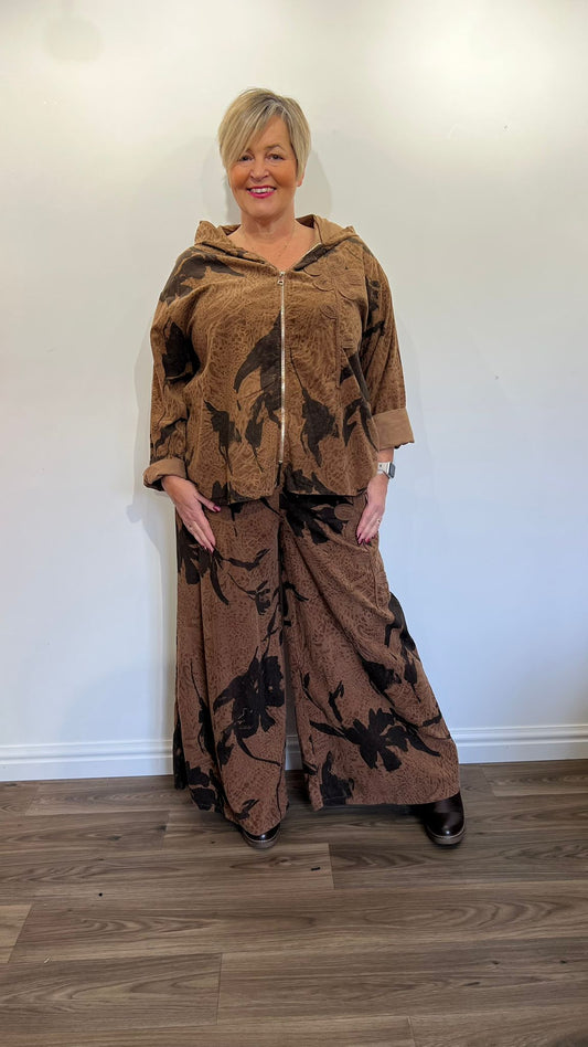 FIONA Floral Wide Leg Trouser