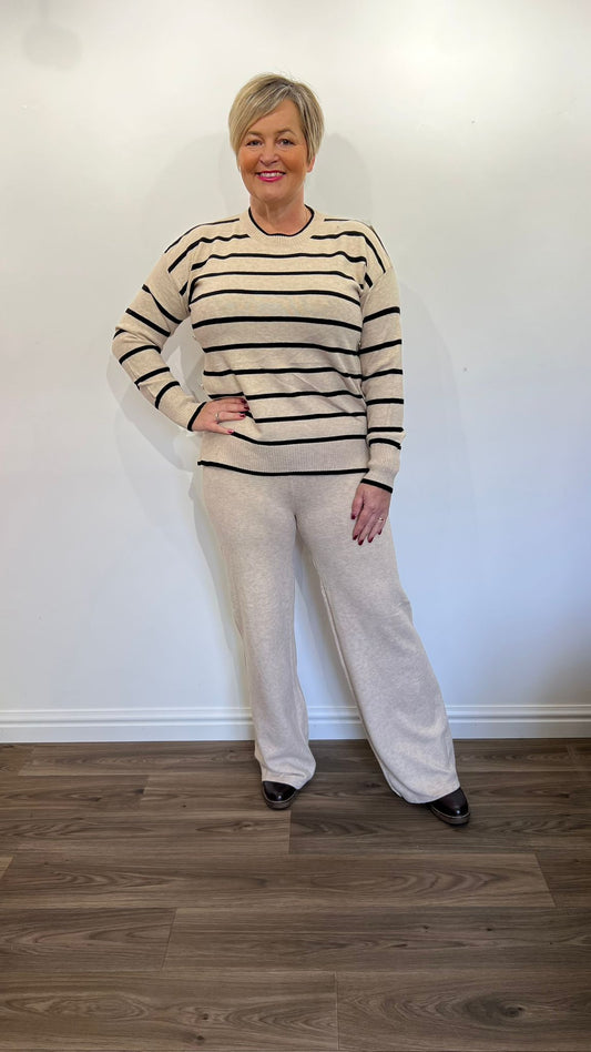 SOPHIE Striped Soft Knit 2 Piece
